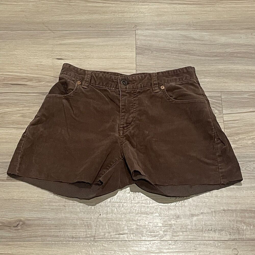 Vintage Polo Jeans Co Ralph Lauren Brown Corduroy Shorts 26” Waist - Picture 1 of 3